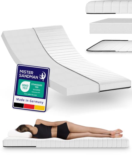 Kaltschuim matras 100x200cm, H2 & H3, orthopedisch, puntelastisch