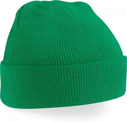Gebreide muts polyester groen