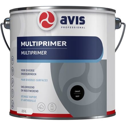 Avis Multiprimer Zwart 2,5 Ltr