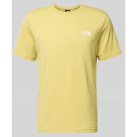 T-shirt met labelprint