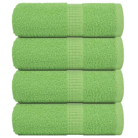 vidaXL - Washandjes - FROGN - 4 - st - 30x30 - cm - 360 - g/m² - appelgroen