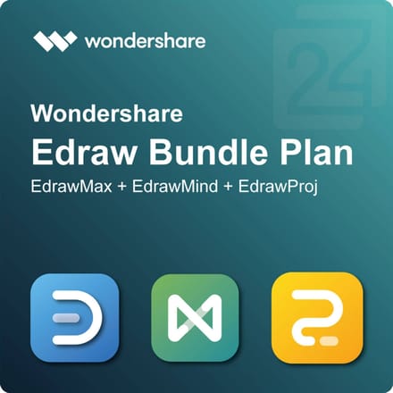 Wondershare Edraw Bundle Plan: EdrawMax + EdrawMind + EdrawProj