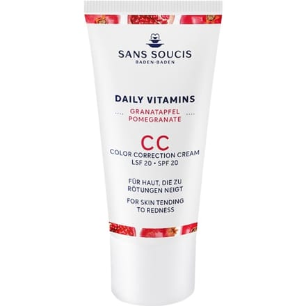 Sans Soucis Daily Vitamins CC Crème Granaatappel Roodheid BB- & CC-Cream Dames 30 ml