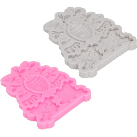 2 Stuks Bijenkorfvormen Siliconen Bakvorm voor DIY Chocolade Dessert Snoep Cake Decoreren white