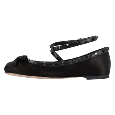 Valentino Rockstud Ballerina's Zwart