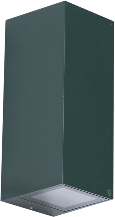 QAZQA baleno - Moderne Wandlamp Up Down voor buiten - 2 lichts - D 9 cm - Groen - Buitenverlichting