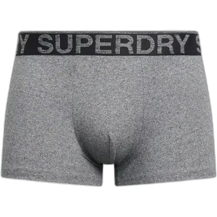 Superdry M3110475a Trunk Boxers 3 Eenheden Zwart,Grijs L Man