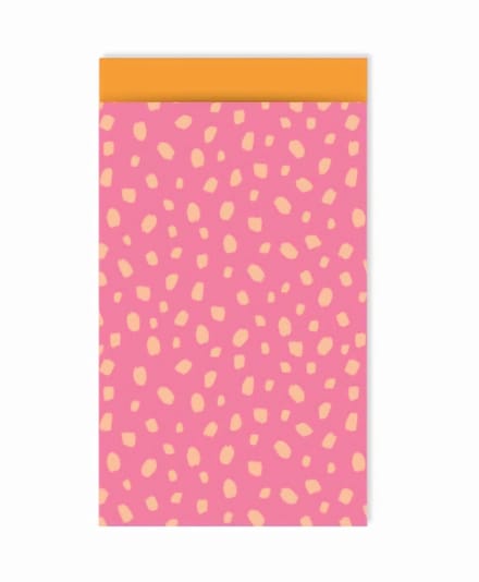 25 Cadeauzakje Roze Oranje 12x19cm