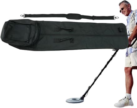 Detector Tas - Draagbare Scanner - Outdoor Avontuur - Verstelbare Band - 29 cm - Zwart