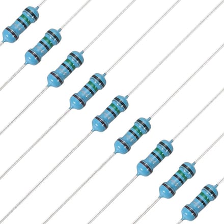 Vaste Weerstanden Set - Metaalfilm Componenten - Elektronica Projecten - 1% Tolerantie - 120 Stuks - Grijs