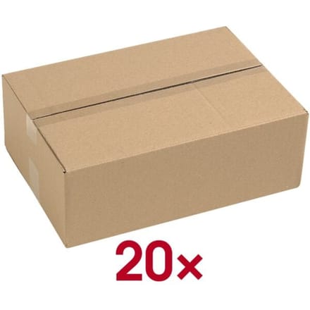 Verzenddozen 33,0/22,8/11,4 cm - 20 stuks