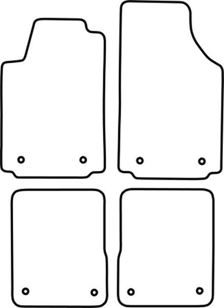 Mattenset Audi A1 - 2010 - 2018