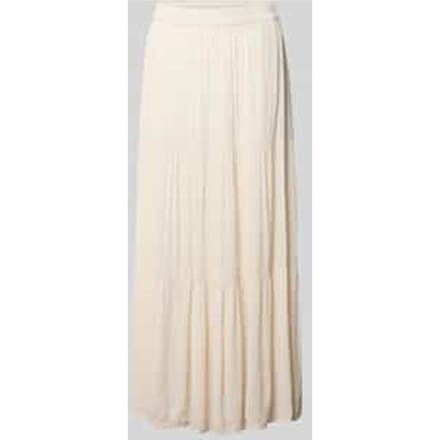 Uitlopende maxi-rok van zuivere viscose model 'MIKKA'