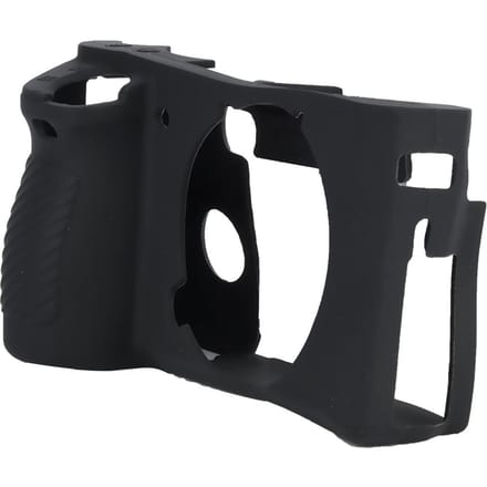 Voor Sony A6500 Camerahoes Cover Duurzaam Zacht Siliconen Cover Beschermend(Zwart) zwart