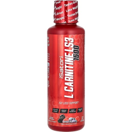 Isatori, l-Carnitine LS3 1500, Baies Mélangées, 16 fl oz (480ml)