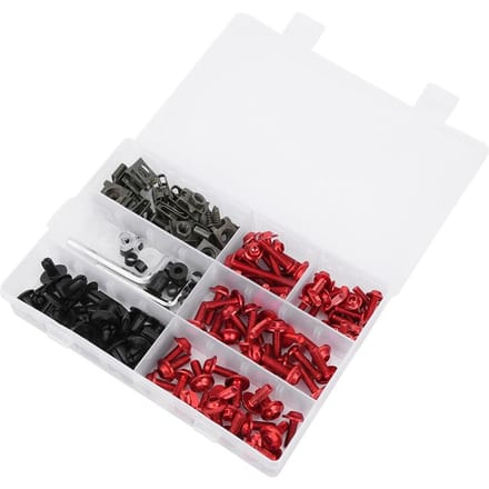 198 Stuks Set Windscherm Kuip Schroeven M5 M6 Bouten Kit Motorfiets Accessoire Groen
