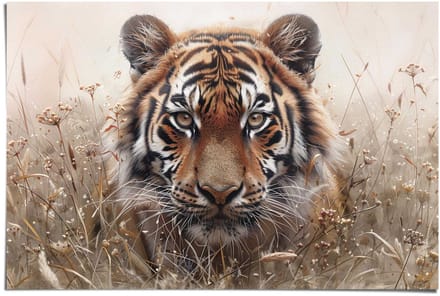 Poster Hunting Tiger - 61 x 91,5 - Papier - REINDERS