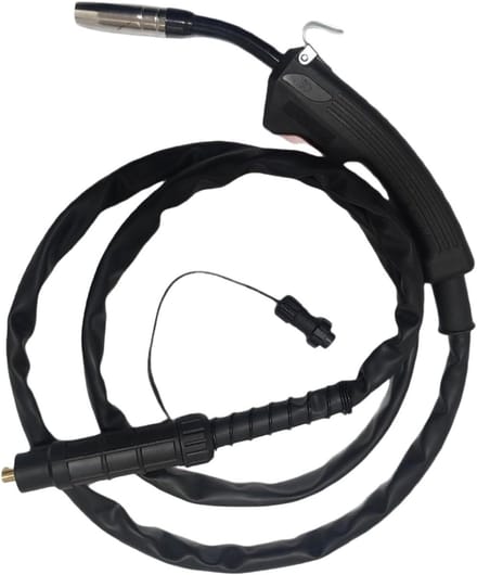 Lasbrander MIG - Flux Kerndraad - Metaal Bewerken - Robuust Industrieel Ontwerp - 2 Meter Kabel - Zwart