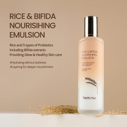 Farmstay Rijst & Bifida Voedende Gezichtsemulsie 120ml