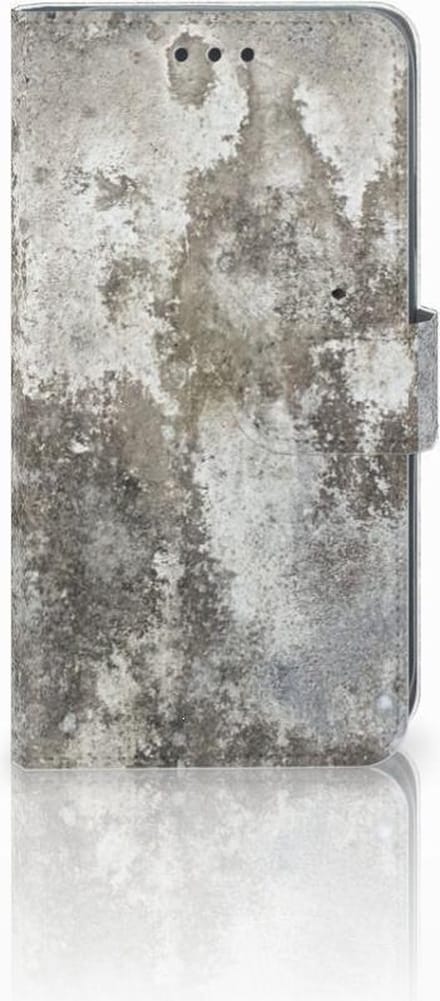 Apple iPhone Xr Bookcase Beton Print