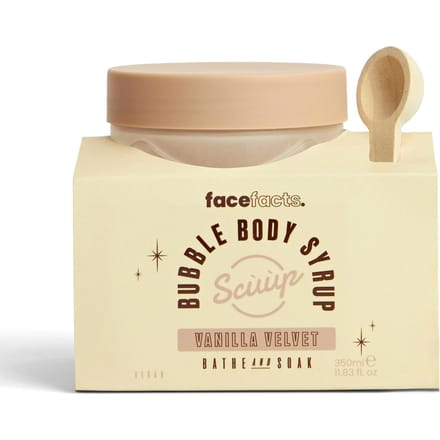 Face Facts Scuup Vanilla Velvet Bubble Body Syrup 350 ml