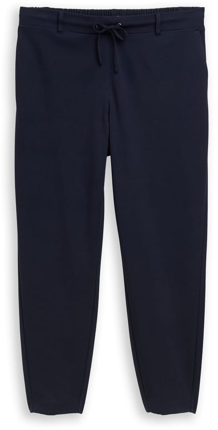 Tom Tailor - Plus Size - broek met losse pasvorm - Maat 44 - sky captain blue
