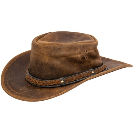 Cowboy Aussie echte lederen Bush-hoed