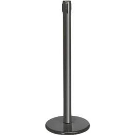 Afzetpaal GLA45, zonder trekband, H 955 mm, met lege cassette, antraciet