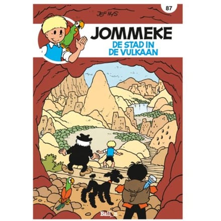 De Stad In De Vulkaan - Jommeke Strip - Jef Nys