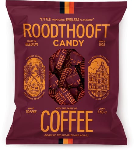 Koffiebonbons Confiserie Roodthooft - ZAK 1kg