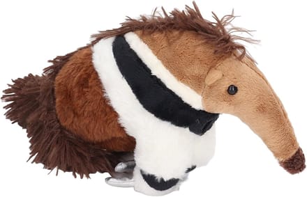 Miereneter Pluche Pop - Zacht Knuffeldier - Decoratie Kantoor - Realistisch Ontwerp - 6.00 cm - Bruin
