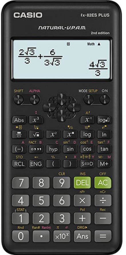 Casio FX-82ES Plus 2nd Edition - Wetenschappelijke Rekenmachin
