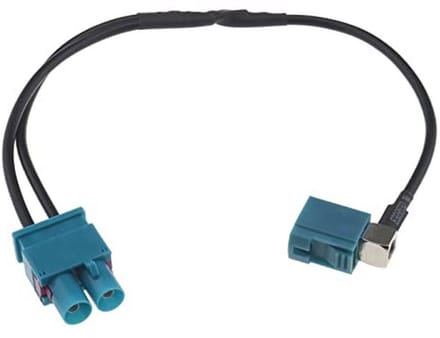 Dubbele Fakra Auto Antenne Adapter voor Volkswagen en Skoda - 28 cm Lengte