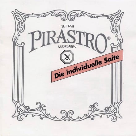 Pirastro P267420 pardessus (high-treble) string F-4 (14 1/4), gut core, aluminum