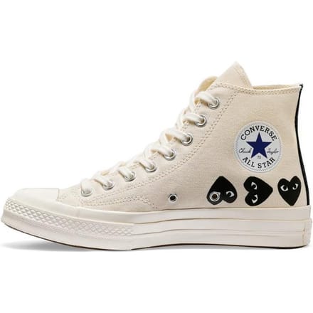 Converse Comme des Garçons Play Multi Black Heart Chuck Taylor All Star '70 High EU 39 white