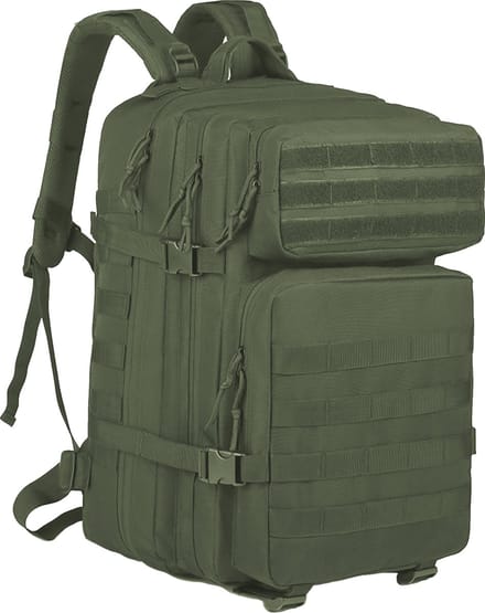 Somstyle Tactical Backpack - 45 Liter - Militaire Rugzak - Wandelrugzak - Groen