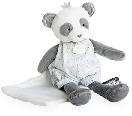 Panda Marionette met Deken - Grijs