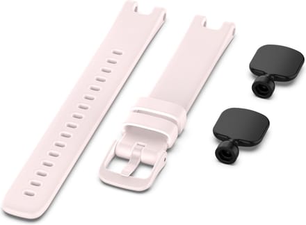 Siliconen bandje - geschikt voor Garmin Lily - lichtroze