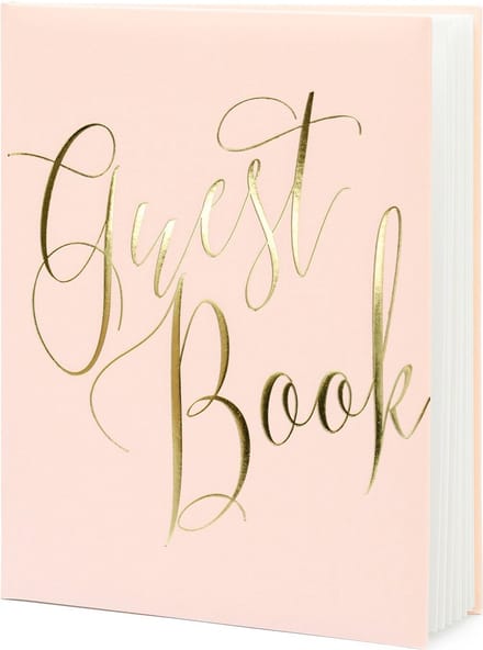 Gastenboek Pink & Gold