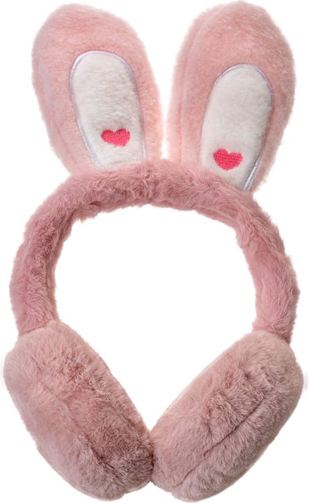 Clayre & Eef Oorwarmers Kinderen one size Roze Pluche