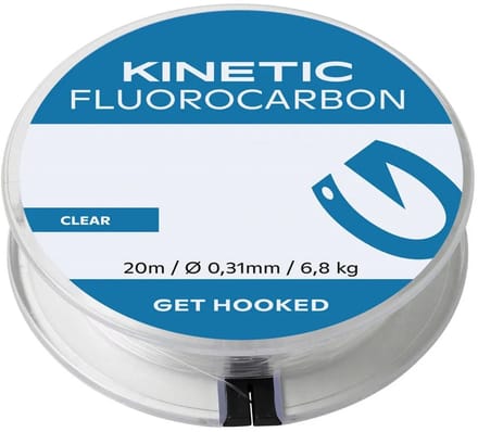 Kinetic Get Hooked Flurocarbon 20 M Transparant 0.450 mm