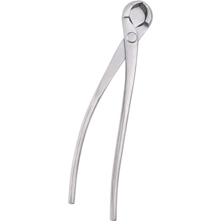 Pince Concave Alliage de Chrome Argent Bonsaï Pince Concave à Branches Durable Jardinage white