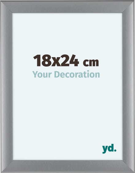Your Decoration - Fotolijst 18x24 cm - MDF - Zilver Mat - Como