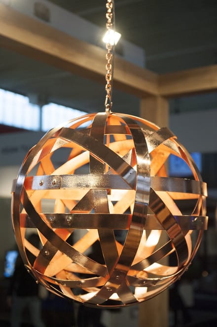 Hanglamp "Bergerac" 57cm / Koper