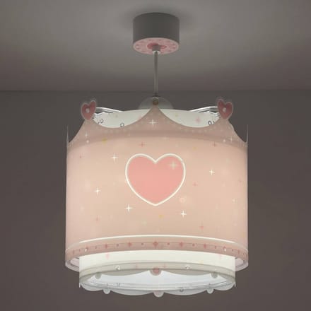 Dalber hanglamp LITTLE QUEEN, roze