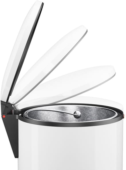 Hailo Pedaalemmer Pure maat L 25 L wit 0530-030