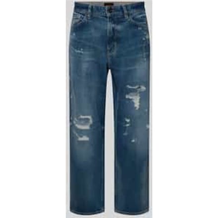 relaxed fit jeans van katoenmix model 'ARLO_CROPPED'