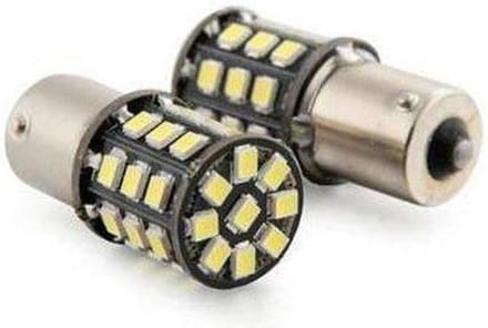 BA15S LED 33-SMD 2835 - 12V LED lamp WIT