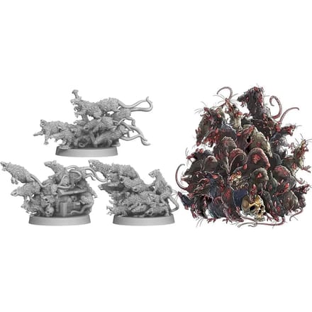 Pak met 35 figuren Edge Zombicide Black Plague : No Rest for the Wicked