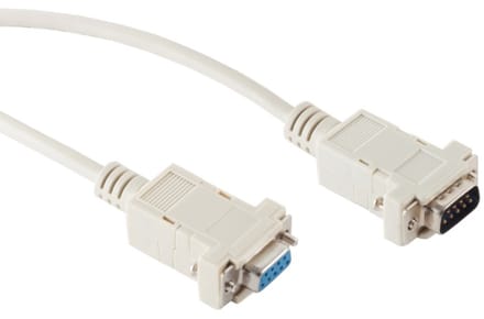 Seriële RS232 verlengkabel 9-pins SUB-D (m) - 9-pins SUB-D (v) - 3 meter